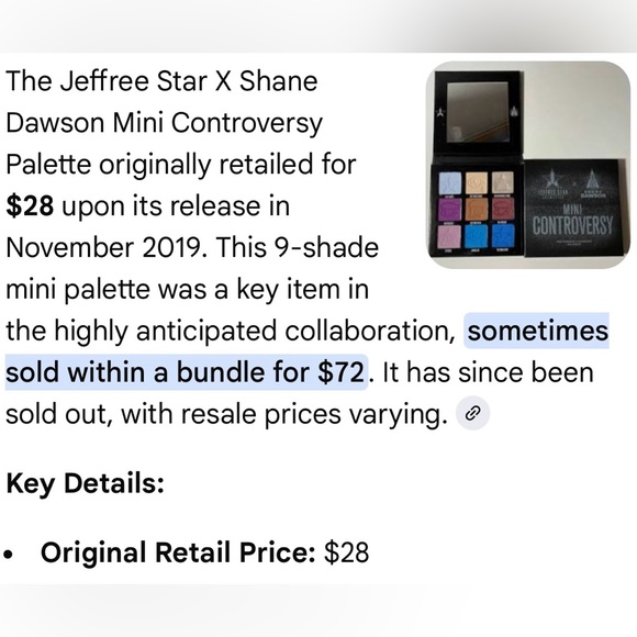 Patrick Starrr, MELT COSMETICS, & Jeffrey Star Sold Out Highlighters & Palette - Picture 17 of 17